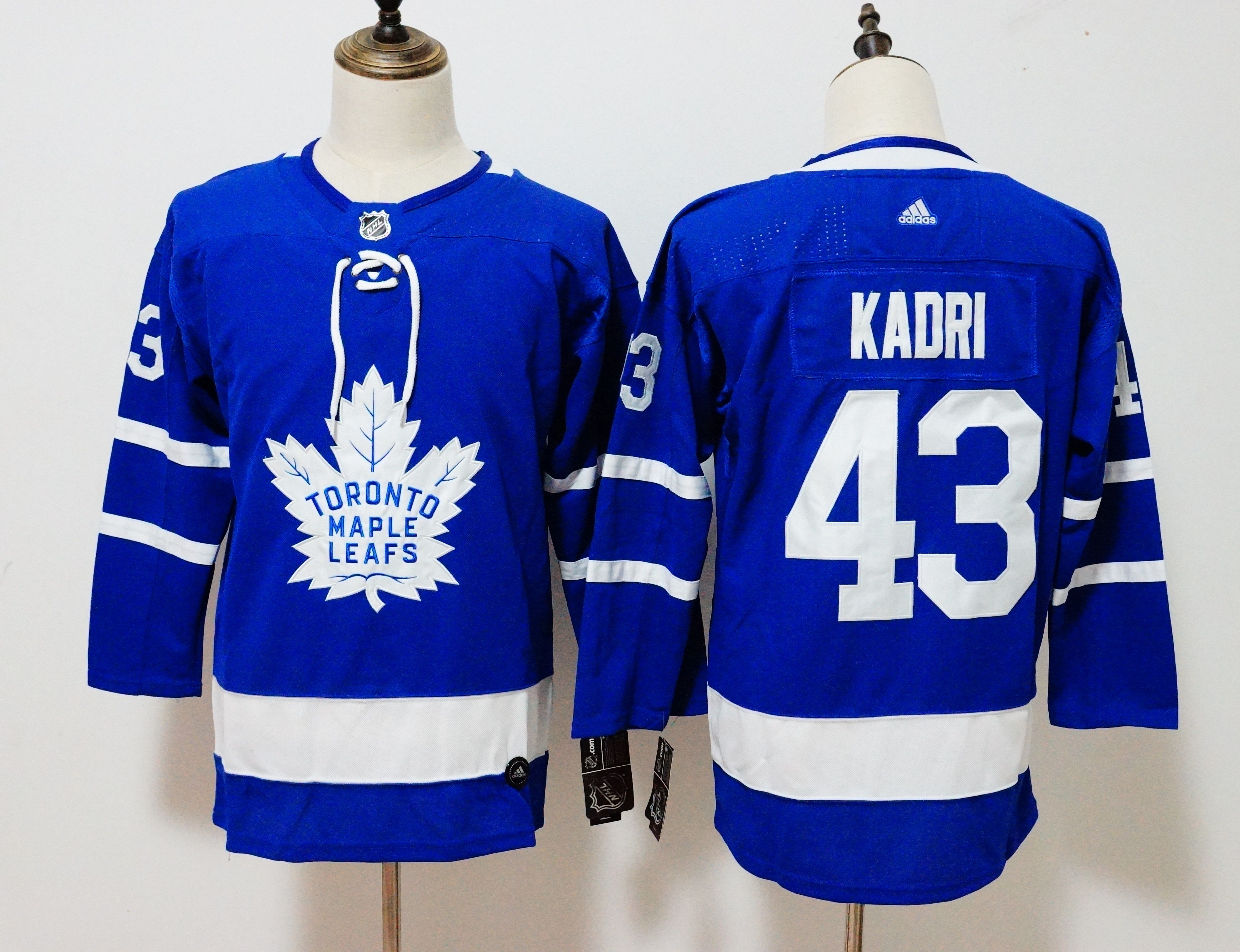 Women Toronto Maple Leafs 43 Kadri Blue Hockey Stitched Adidas NHL Jerseys